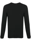Giorgio Armani Men Crewneck Sweater In Black