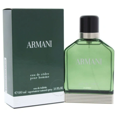 Giorgio Armani Men's Eau De Cedre 3.4 oz Fragrances 3614270284922 In Black / Violet