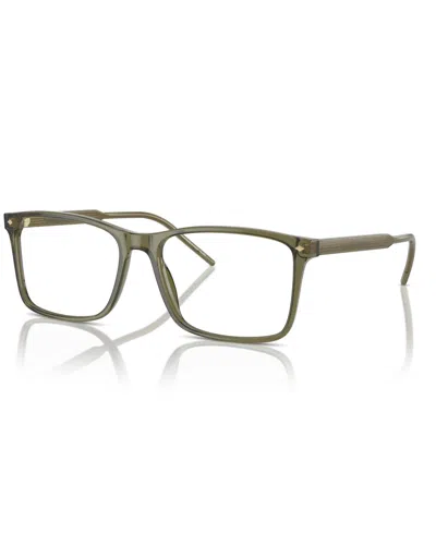 Giorgio Armani Men's Eyeglasses, Ar7258 In Transparent Green
