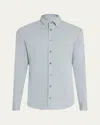 Giorgio Armani Men's Flex Tortona Cotton Jersey Sport Shirt In Green