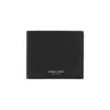 Giorgio Armani Leather Bifold Wallet In Black