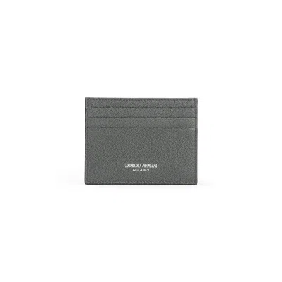 Giorgio Armani Men  Card Holder In Green