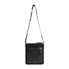 Giorgio Armani Logo-debossed Zip-fastening Shoulder Bag In Black
