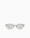 Giorgio Armani Men's Hexagonal-shaped Sunglasses In Gray