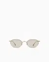 Giorgio Armani Men's Hexagonal-shaped Sunglasses In Brown