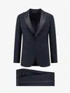 Giorgio Armani Single-breasted Wool Tuxedo Suit In Black