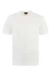 Giorgio Armani Logo Viscose T-shirt In White