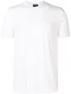 Giorgio Armani Stretch Viscose Jersey Crew Neck T-shirt Clothing In White