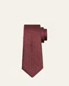 Giorgio Armani Men's Micro-dot Silk Tie
