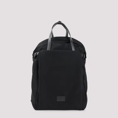 Giorgio Armani Men's Mini Backpack - W:44cm H:35cm D:16cm In Black
