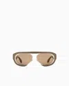 Giorgio Armani Men's Oval Sunglasses