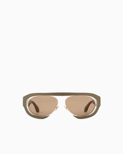 Giorgio Armani Men's Oval Sunglasses