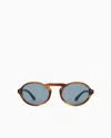 Giorgio Armani Havana Acetate Sunglasses In Brown