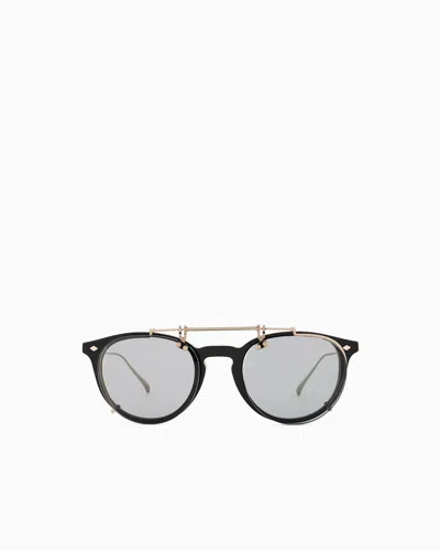 Giorgio Armani Men's Panto Glasses In Black