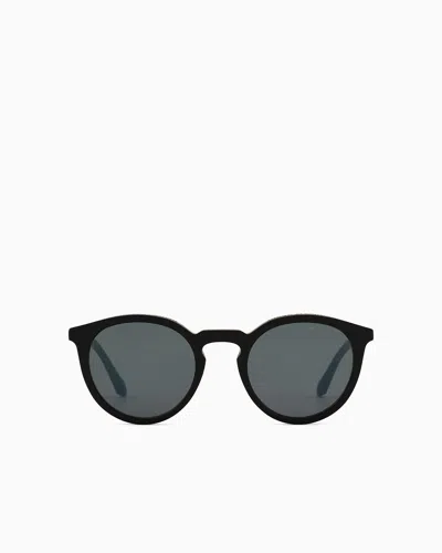 Giorgio Armani Men's Panto Sunglasses In Black