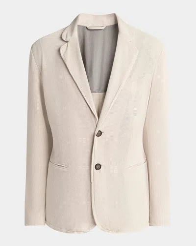 Giorgio Armani Men's Perforated Suede Sport Coat