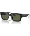 Giorgio Armani Rectangle-frame Tinted-lenses Sunglasses In Black