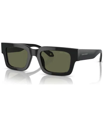 GIORGIO ARMANI MEN'S POLARIZED SUNGLASSES, AR8184U52-P 52