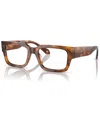 Giorgio Armani Men's Rectangle Eyeglasses, Ar7243u 51 In Red Havana
