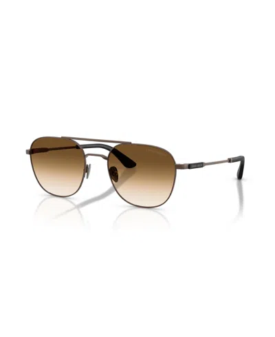 GIORGIO ARMANI MEN'S RECTANGLE SUNGLASSES, AR6178