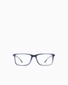 Giorgio Armani Men's Rectangular Glasses In Blue
