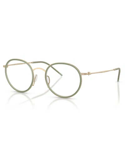 Giorgio Armani Men's Round Eyeglasses, Ar5155 In Brown