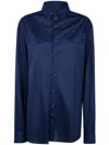 Giorgio Armani Shirt Collared Long Sleeves In Blue