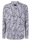 Giorgio Armani Casual Shirts In Grey