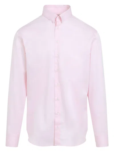 Giorgio Armani Men's Shirt In Pink & Purple