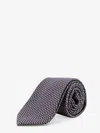 Giorgio Armani Men Silk Tie In Brown