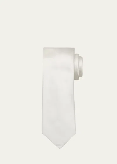 Giorgio Armani Men's Silk Tie In Gold