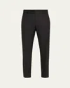 Giorgio Armani Men's Solid Formal Tuxedo Pants In Black