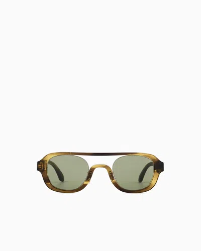 Giorgio Armani Men's Square Sunglasses In Brown