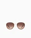 Giorgio Armani Men's Square Sunglasses In Brown