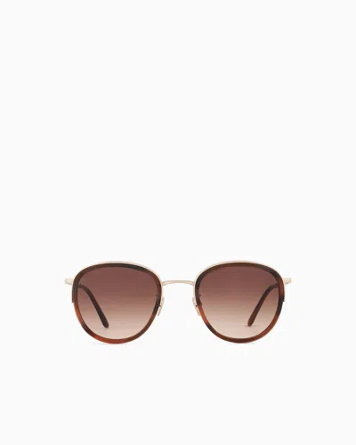 Giorgio Armani Men's Square Sunglasses In Brown