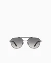 Giorgio Armani Men's Square Sunglasses In Brown