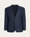 Giorgio Armani Men's Wool And Cashmere Soft Check Sport Coat In Blue