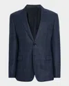 Giorgio Armani Men's Wool And Cashmere Soft Check Sport Coat