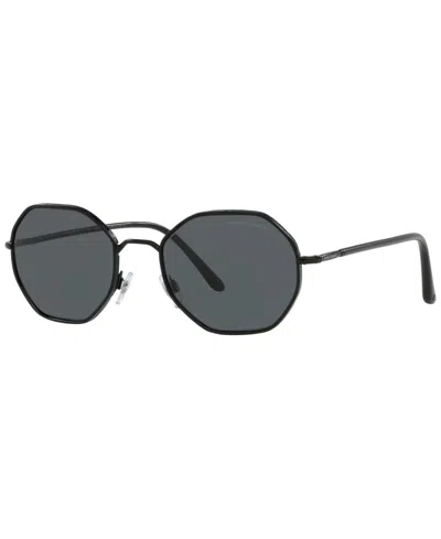 Giorgio Armani Men's Sunglasses, Ar6112j 52 In Black
