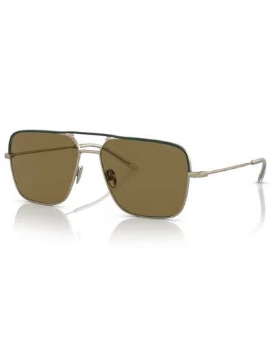 Giorgio Armani Men's Sunglasses, Ar6142 In Matte Pale Gold
