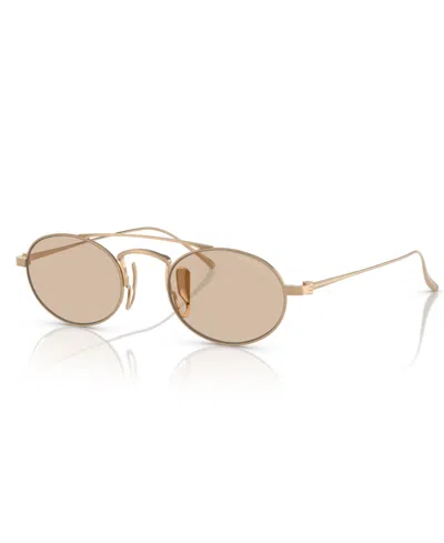 Giorgio Armani Men's Sunglasses Ar6161t In Rose Gold