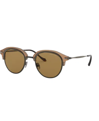 Giorgio Armani Men's Sunglasses, Ar8117 In Matte Beige,matte Metal