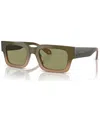 Giorgio Armani Man Sunglass Ar8184u In Gradient Green,brown