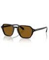 Giorgio Armani Black Acetate Sunglasses In Black