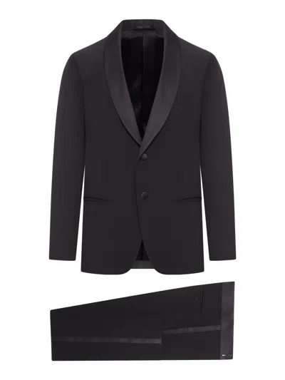 Giorgio Armani Men Tailored Suit In Black