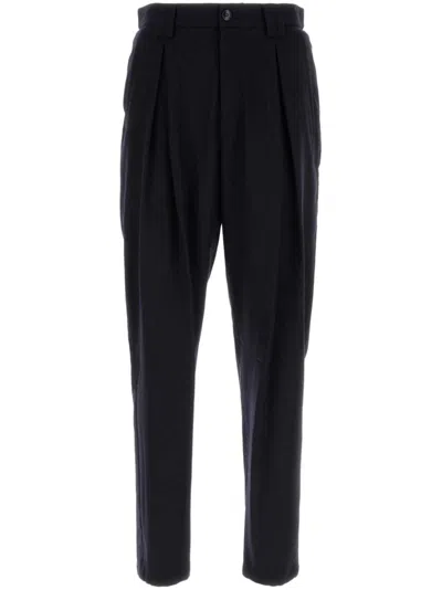 GIORGIO ARMANI GIORGIO ARMANI MEN TAPERED WOOL TROUSERS