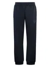Giorgio Armani Men's Technical Fabric Pants In Blue
