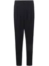 Giorgio Armani Tailored Blue Trousers With Luxurious Fabric Blend In Blue