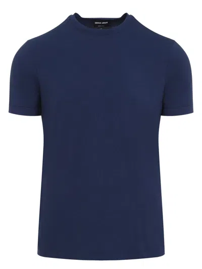 Giorgio Armani Men's T.shirt In Blue