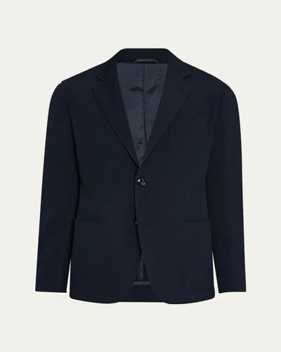 Giorgio Armani Men's Upton Patch-pocket Sport Coat In Grey